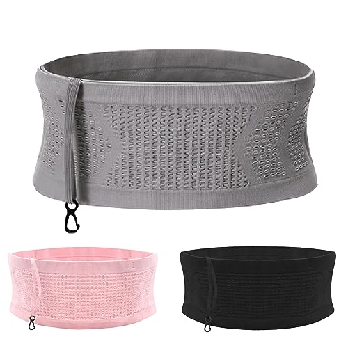 Yeria Multifunktionale Hüfttaschen Strick Hüfttasche Atmungsaktive Verdeckte Bauchtasche Laufgürtel für Handy Herren Lauftasche Damen Stylisch für Fitness Sport Wanderung (Grau, M) Yeria Multifunktionale Hüfttaschen Strick Hüfttasche Atmungsaktive Verdeckte Bauchtasche Laufgürtel für Handy Herren Lauftasche Damen Stylisch für Fitness Sport Wanderung (Grau, M) von Yeria