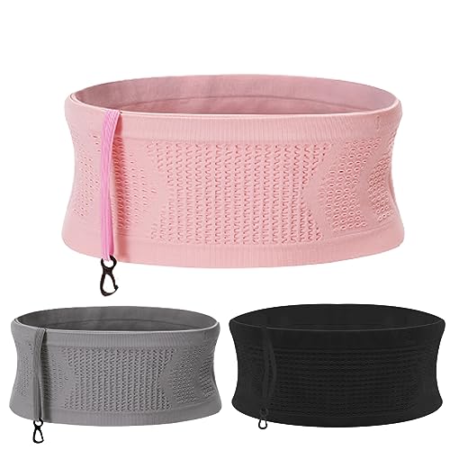 Yeria Multifunktionale Hüfttaschen Strick Hüfttasche Atmungsaktive Verdeckte Bauchtasche Laufgürtel für Handy Herren Lauftasche Damen Stylisch für Fitness Sport Wanderung (Rosa, M) Yeria Multifunktionale Hüfttaschen Strick Hüfttasche Atmungsaktive Verdeckte Bauchtasche Laufgürtel für Handy Herren Lauftasche Damen Stylisch für Fitness Sport Wanderung (Rosa, M) von Yeria