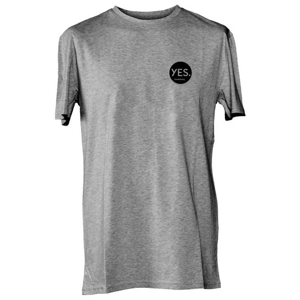 Yes. Corpo Short Sleeve T-shirt Grau S Mann Yes. Corpo Short Sleeve T-shirt Grau S Mann von Yes.