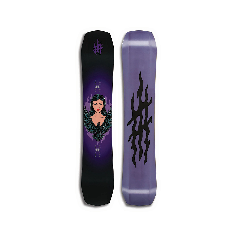 Yes. Eiki Snowboard Lila 151 von Yes.