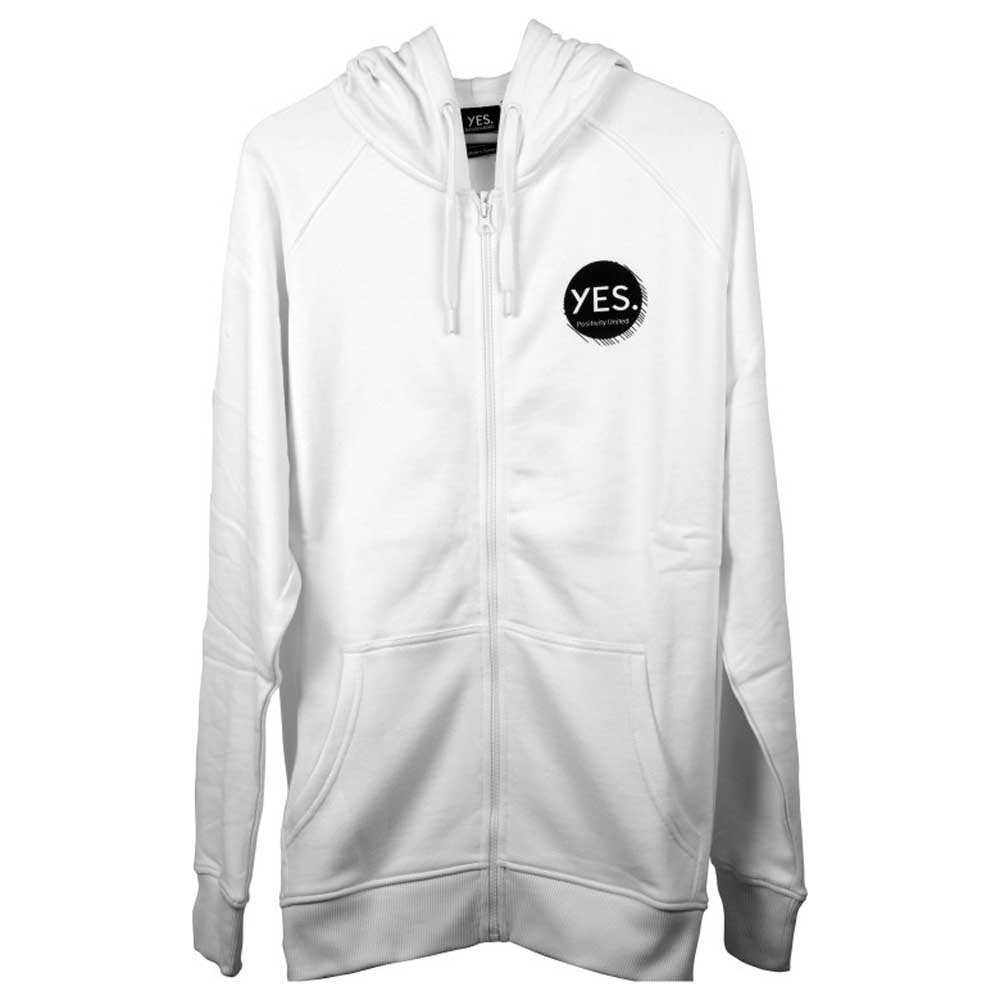 Yes. Logo Hoodie Weiß M Mann Yes. Logo Hoodie Weiß M Mann von Yes.