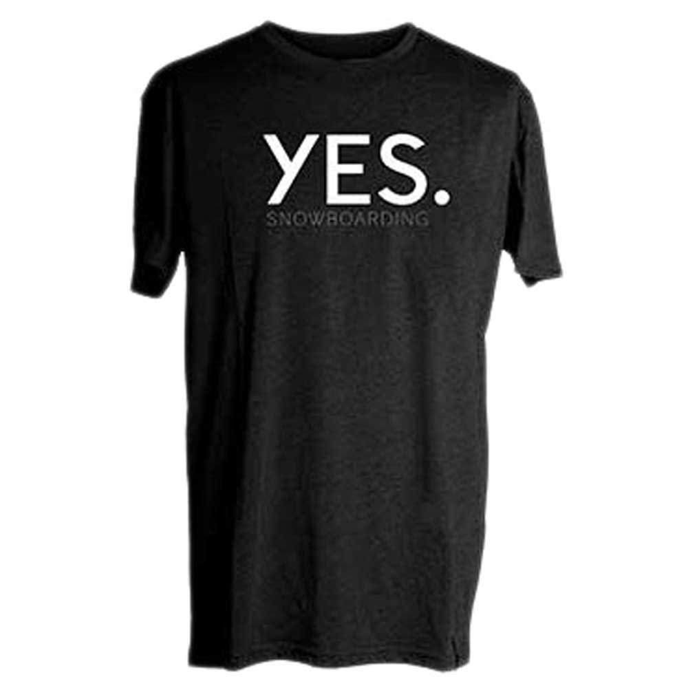 Yes. Logo Short Sleeve T-shirt Schwarz XL Mann von Yes.