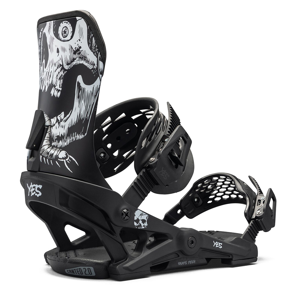 Yes. Select Kowalchuk Snowboard Bindings Silber M von Yes.