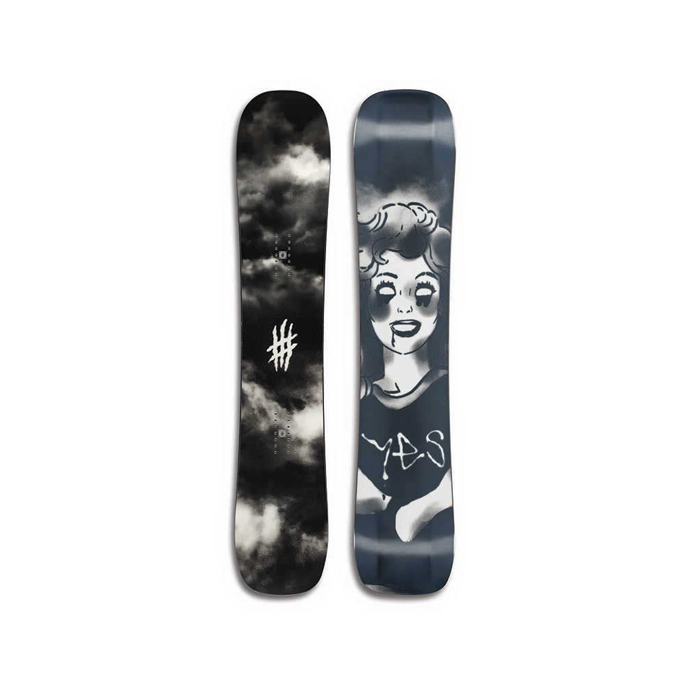 Yes. Shifter Snowboard Schwarz 142 von Yes.