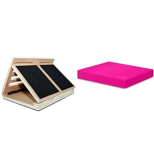 Yes4All Schrägbrett, Wadendehner aus Stahl/Holz, Verstellbarer und tragbarer Slant Board, Balance pad erwachsene für Stabilität Yes4All Schrägbrett, Wadendehner aus Stahl/Holz, Verstellbarer und tragbarer Slant Board, Balance pad erwachsene für Stabilität von Yes4All