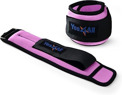 Yes4All 09SM Neopren Gewichtsmanschetten, 1,4 KG Paar = 2 * 0,7 KG, Lila von Yes4All