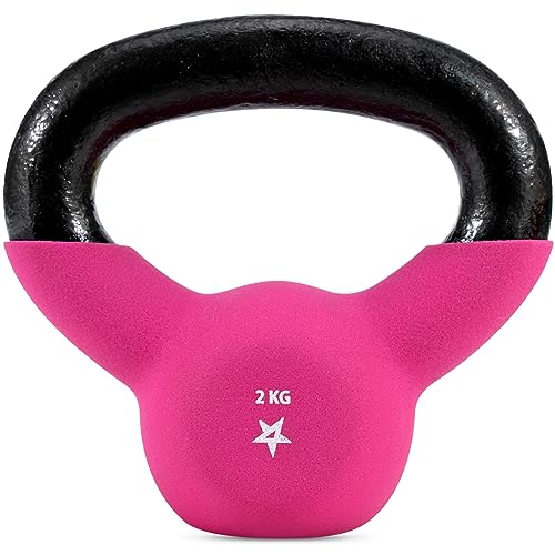 Yes4All DLKP Neopren beschichtete Kettlebell, Krafttraining Kettlebells - 2KG Rose Yes4All DLKP Neopren beschichtete Kettlebell, Krafttraining Kettlebells - 2KG Rose von Yes4All