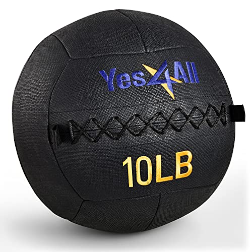 Yes4All 4,5 kg Wandball – Weicher Medizinball/Wand-Medizinball für dynamische Ganzkörperübungen von Yes4All