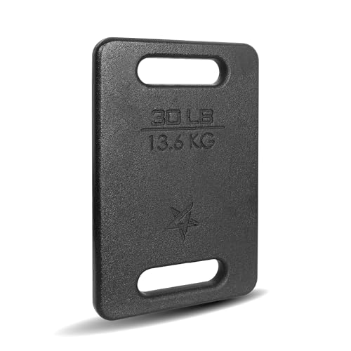 Yes4All 60DA Gusseisen Ruck Plate Gewichte, 13,6 KG | 30 PFUND Yes4All 60DA Gusseisen Ruck Plate Gewichte, 13,6 KG | 30 PFUND von Yes4All
