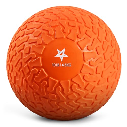 Yes4All B0RJ Slam Balls Medizinball 4.5 kg, Orange für Kraft, Power und Training von Yes4All
