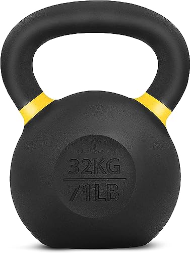Yes4All CXCM Pulverbeschichtetes Kettlebell aus Gusseisen, 32 kg Yes4All CXCM Pulverbeschichtetes Kettlebell aus Gusseisen, 32 kg von Yes4All