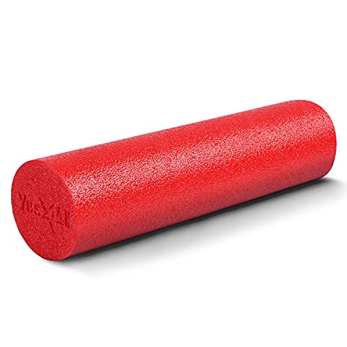 Yes4All DA0G Premium Medium Density Round PE Foam Roller für körperliches Training von Yes4All