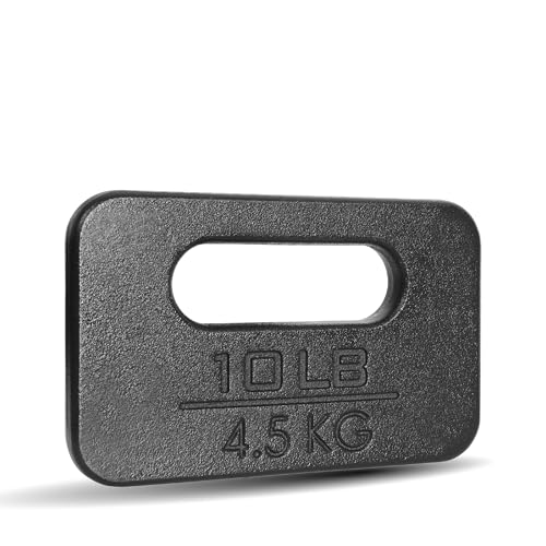 Yes4All ZC4Y Gusseisen Ruck Plate Gewichte, 4,5 KG | 10 PFUND Yes4All ZC4Y Gusseisen Ruck Plate Gewichte, 4,5 KG | 10 PFUND von Yes4All