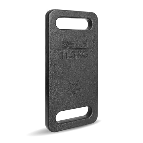 Yes4All U7TV Gusseisen Ruck Plate Gewichte, 11,3 KG | 25 PFUND Yes4All U7TV Gusseisen Ruck Plate Gewichte, 11,3 KG | 25 PFUND von Yes4All