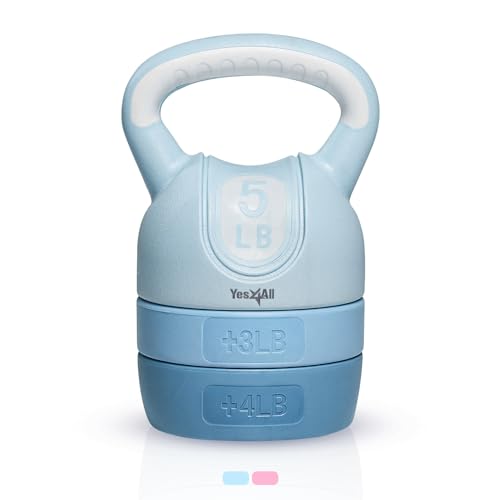 Yes4All Kugelhantel, verstellbar, 2,3 kg, 3,6 kg, 4,1 kg, 5,4 kg, Kugelhantel für Frauen, Heim-Fitnessstudio, Blaugrün Yes4All Kugelhantel, verstellbar, 2,3 kg, 3,6 kg, 4,1 kg, 5,4 kg, Kugelhantel für Frauen, Heim-Fitnessstudio, Blaugrün von Yes4All