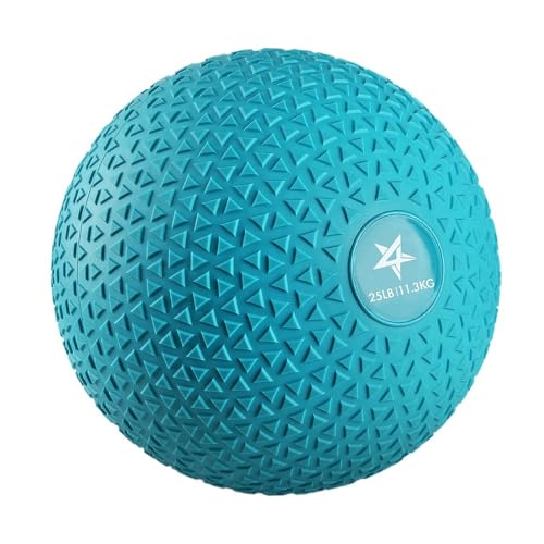 Yes4All Slam Ball Ball-Triangle-Teal-25lbs, Trendiges Türkis, 11.34kg von Yes4All