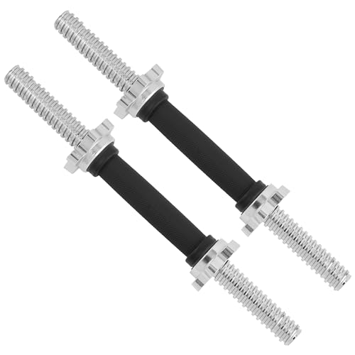 Yes4All Verstellbarer Hantelgriff für 2,5 cm Hantelscheiben aus Gusseisen mit Halsbändern belastbare Hanteln (Paar & Einzel) von Yes4All