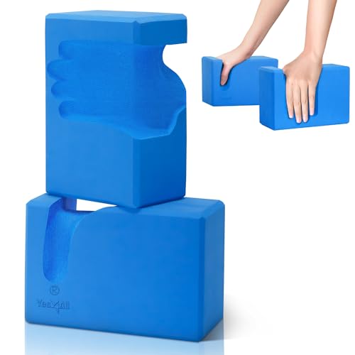 Yes4All Yoga-Blöcke, 2 Stück, Push-Up-Blöcke, Komfort-Handgelenkstütze, Ausrüstung für Damen, Herren, Anfänger, EVA-Schaumstein für Griffkraft, Balance, Fitness und Übung Yes4All Yoga-Blöcke, 2 Stück, Push-Up-Blöcke, Komfort-Handgelenkstütze, Ausrüstung für Damen, Herren, Anfänger, EVA-Schaumstein für Griffkraft, Balance, Fitness und Übung von Yes4All