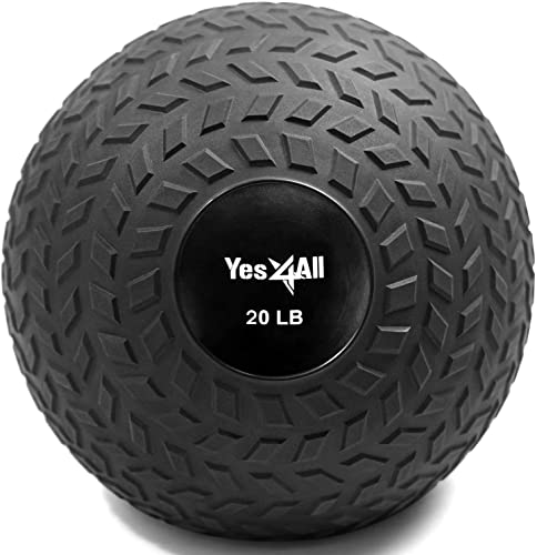 Yes4All 1YHQ Slam Balls Medizinball 9 kg, Schwarz für Kraft, Power und Training Yes4All 1YHQ Slam Balls Medizinball 9 kg, Schwarz für Kraft, Power und Training von Yes4All
