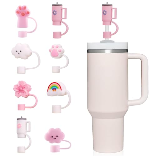 Yesimola 8Stück Strohhalm Abdeckung für Stanley Cup Zubehör,10mm stanley cup strohhalm abdeckung für Stanley Cup 40oz und 30oz Zubehör,Strohhalme Abdeckung Accessories für Stanley Tumbler Zubehör Yesimola 8Stück Strohhalm Abdeckung für Stanley Cup Zubehör,10mm stanley cup strohhalm abdeckung für Stanley Cup 40oz und 30oz Zubehör,Strohhalme Abdeckung Accessories für Stanley Tumbler Zubehör von Yesimola