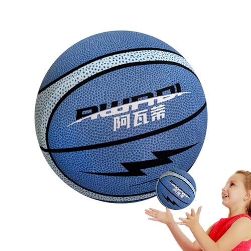 Yhsioaklo Stilles Basketball-Dribbling im Innenbereich,Leiser Basketball,Lautloser Basketball - Hochelastischer Silent Swish Basketball, Indoor-Trainingsball für Kinder und Jugendliche von Yhsioaklo