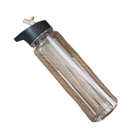 YiQinzcxg 700 ml leichte Wasserflasche für Reisen, auslaufsichere Trinkflasche, Outdoor-Sport, Wasserflasche mit Strohhalm von YiQinzcxg