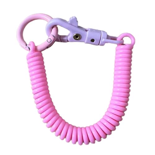 YiQinzcxg Elastischer Schlüsselanhänger mit einziehbarer Feder, Spiralbindung, dehnbarer Schlüsselanhänger, dehnbare Spiralen YiQinzcxg Elastischer Schlüsselanhänger mit einziehbarer Feder, Spiralbindung, dehnbarer Schlüsselanhänger, dehnbare Spiralen von YiQinzcxg