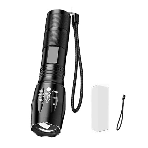 YiQinzcxg LED Zooms Fokussierende Taschen Taschenlampe wasserdichte Taschenlampen Taschenlampe Camping Licht Outdoor Wandern Radfahren Taschenlampen von YiQinzcxg