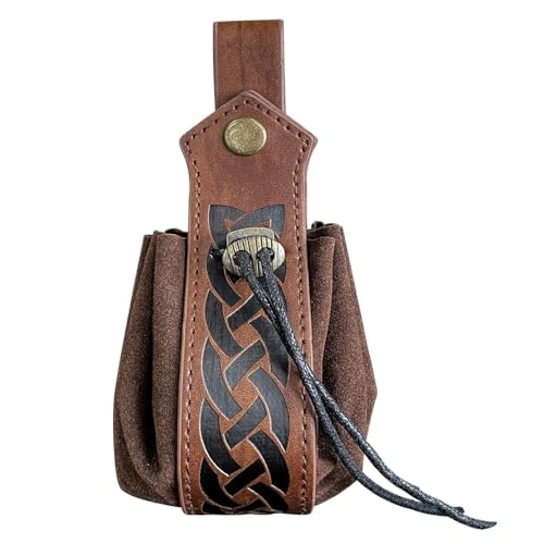 Yianyal Leder-Münztasche – Retro-Münzgeldbörse – kleine PU-Leder-Kordelzugtasche, Mehrzweck-Münzgeldbörse für den täglichen Gebrauch, dunkelbraun, Refer to description, Uni Yianyal Leder-Münztasche – Retro-Münzgeldbörse – kleine PU-Leder-Kordelzugtasche, Mehrzweck-Münzgeldbörse für den täglichen Gebrauch, dunkelbraun, Refer to description, Uni von Yianyal