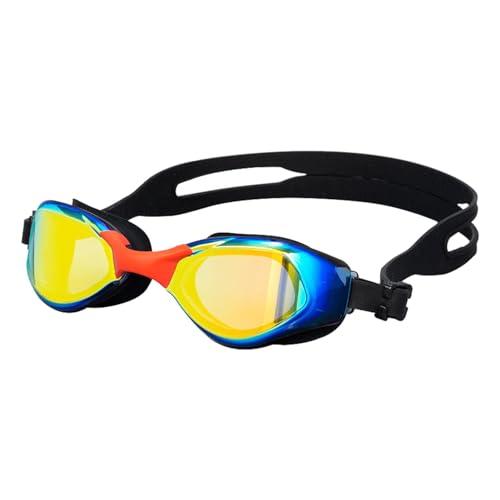 Yianyal Schwimmbrillen für Erwachsene,Schwimmbrillen, Schnorchelbrillenausrüstung, HD-Schwimmbrille, galvanisch, beschlagfrei, verstellbar, Tauchbrille, Jugend-Schwimmbrille zum Schnorcheln von Yianyal