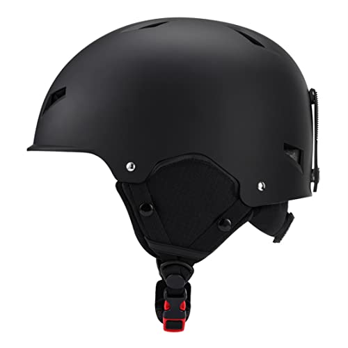 Skigehelm, Snowboardhelm mit Ohrschützer für Erwachsene Frauen Männer Jugend -Schneehelm kompatibel mit Skibrillen schwarz m Skigehelm, Snowboardhelm mit Ohrschützer für Erwachsene Frauen Männer Jugend -Schneehelm kompatibel mit Skibrillen schwarz m von Yililay