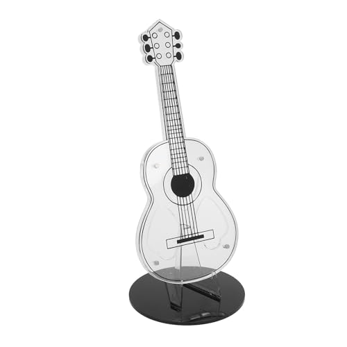 Yinhing Acrylgitarren -Pick -Halter, Klassisches Gitarren -Kopfstock -Design, 3 Pick -Slots, Magnetbefestigung, Schreibtischdekor für Gitarrenbegeisterte von Yinhing