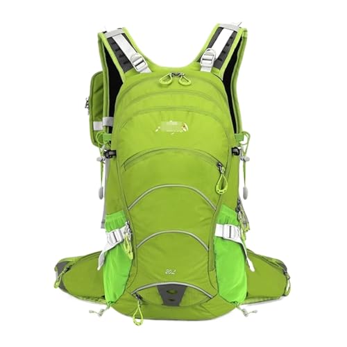 Fahrradrucksack, Rucksack mit Trinksystem, trinkblase Rucksack für Reisen Wandern Camping(Color:Green) von Yinova