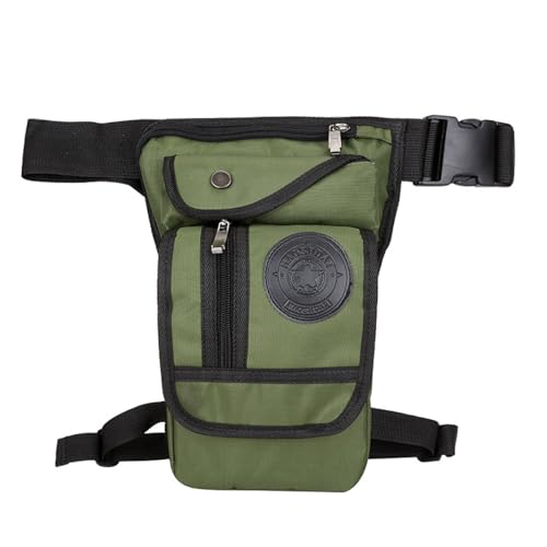 Gürteltasche, Wasserdicht & Verstellbar Brusttasche, Doggy Bag für Running, Bauchtasche für Wandern Training im Freien (Color : Green, Size : One Size) von Yinova