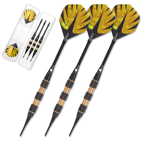 Yirinatek Präzisions Dartpfeile mit Aufbewahrungsbox, 3 Hochwertige Dartpfeile mit Kunststoffspitze, Robuste Dart Pfeile Softdarts für Elektronische Dartscheiben, Dart Zubehör Yirinatek Präzisions Dartpfeile mit Aufbewahrungsbox, 3 Hochwertige Dartpfeile mit Kunststoffspitze, Robuste Dart Pfeile Softdarts für Elektronische Dartscheiben, Dart Zubehör von Yirinatek