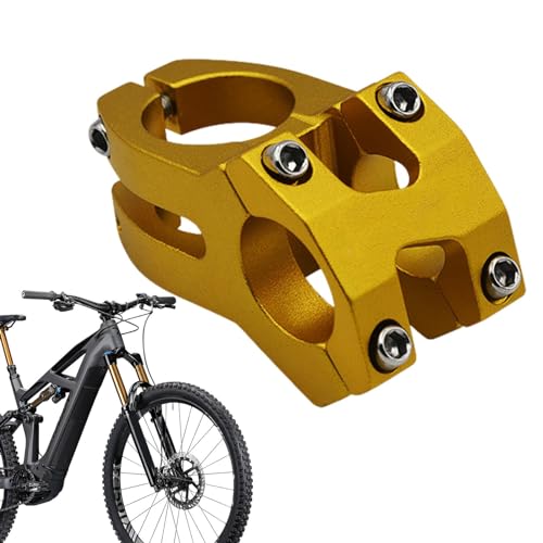 Yiurse Mountainbike-Lenkererhöhung – kurze Lenkervorbauerhöhung, verstellbarer Winkel und Höhe 25,4 mm, Fahrradvorbau für Radfahren, Rennrad von Yiurse