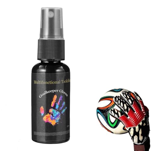 30ml Grip Spray Für Torwarthandschuhe - 1/2/3/5 Stück Torwarthandschuh Reiniger Handschuh Kleber Spray | Goalkeeper Gloves Glue Spray | Antislip Sticky Spray Für Handschuhe | Grip Spray Klebrige Hands von Ylnailky