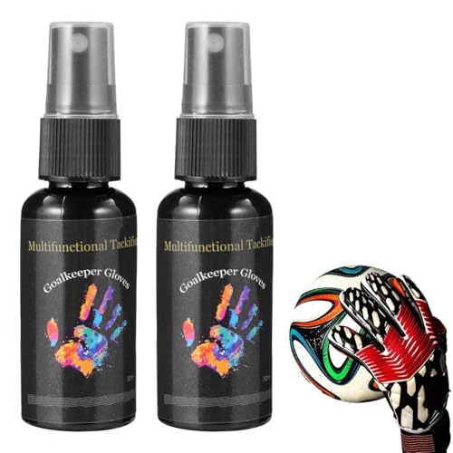 30ml Grip Spray Für Torwarthandschuhe - 1/2/3/5 Stück Torwarthandschuh Reiniger Handschuh Kleber Spray | Goalkeeper Gloves Glue Spray | Antislip Sticky Spray Für Handschuhe | Grip Spray Klebrige Hands von Ylnailky