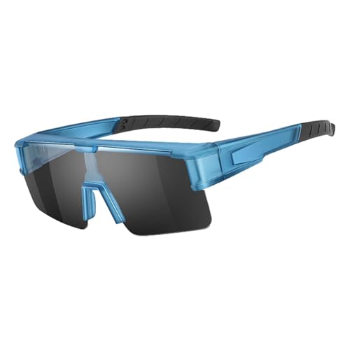 Ynnhik Fahrradbrille, Polarisierte Mountainbike-Sonnenbrille mit Wechselgläsern, Mountainbike-Brille, Fahrradbrille von Ynnhik