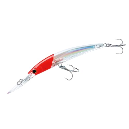 Yo-Zuri Crystal 3D Minnow Deep Diver Kunstköder, roter Kopf, 14 cm von Yo-Zuri