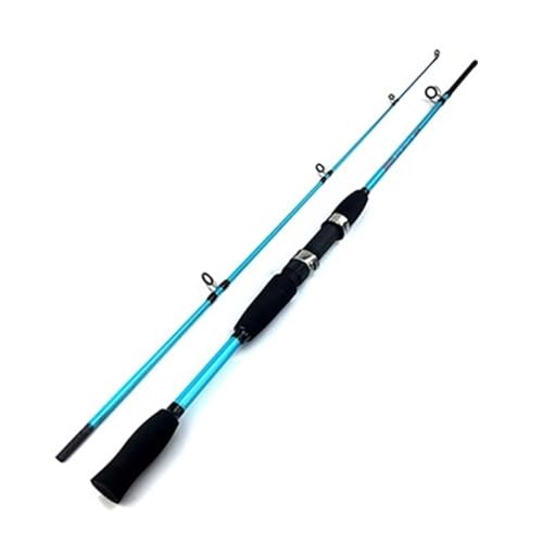 Angelrute Stange 1. 5m 1,8 m m Power Lure Rod Gasting Spinning WT 3G-21G Ultra Light Boat Lure Lure Fishing Rute Angelruten(Größe:Sky Blue_1.8 m) von YoGaes