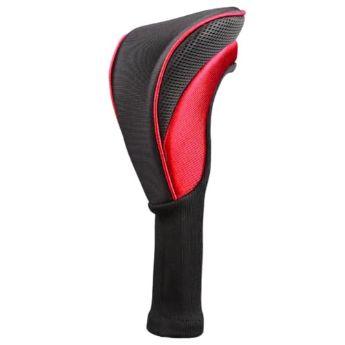 Golf SchläGerkopfhüLlen No.1/3/5 Golf Club Head Covers Woods Driver Soft Lining Club Long Golf Iron Head Protection Sleeve Wedge Cover Golf Accessories GolfschläGer Hauben(Red L 35cmx15cm) von YoGaes