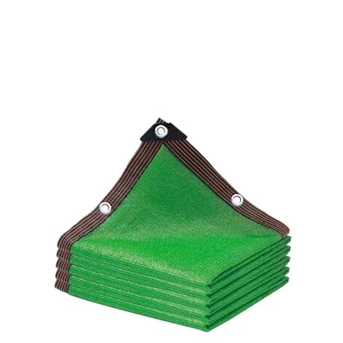 Sonnensegel 12-poliges Sonnenschutznetz, Anti-Ultraviolett-Markisen-Pflanzenabdeckungsnetz for den Gartenhof im Freien, Schwimmbad, Balkon, Schattentuch Sonnensegel Wasserdicht(Green,3x3.0m) von YoGaes