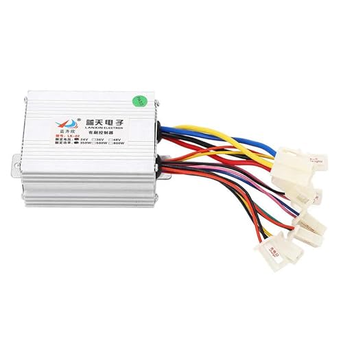 YoGaes E-Bike-Controller 24V 36V 48V 250/350/500/800/1000W E-Bike Bürstenmotor Controller Elektroroller Drehzahlregler Brushed Motor Controller(24V 350W) von YoGaes