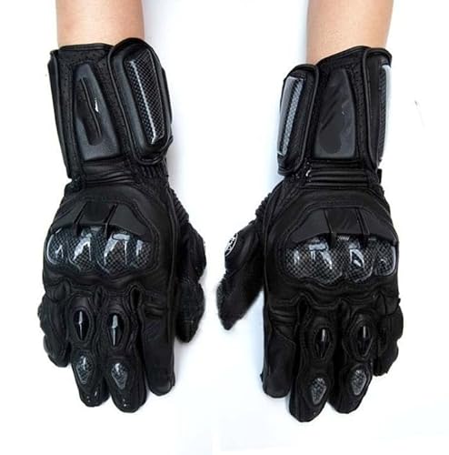 YoGaes Motorradhandschuhe Herren Motorradhandschuhe Sicherheitsschutz Motocross Handschuhe Touchscreen Outdoor Fahren Guantes Motorrad Handschuhe(AFS10 Black,L) von YoGaes
