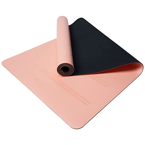 Yoga Design Lab Infinity Yogamatte | Umweltfreundlich, gepolstert und Anti-rutsch, bietet einzigartigen Halt | mit Tragegurt (Diamond Align Coral, 5mm) von Yoga Design Lab