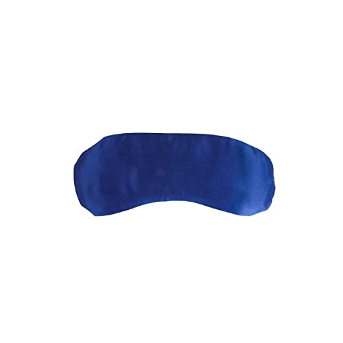 Yoga-Mad Augenkissen | Satin Augenkissen | Lavendel & Leinsamen gef�llt Yoga Kissen | Stressabbau Augenbeutel f�r Aromatherapie, Entspannung und m�de Augen (blau) von Yoga-Mad