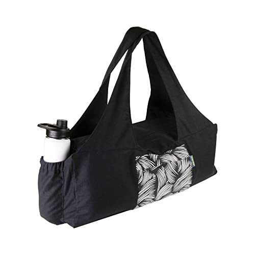 Yoga-Mad Große Yogamatten-Tasche Yogatasche mit durchgehendem Reißverschluss und Flaschenhalter | Unisex-Trage | Zur Aufbewahrung von Matte und Zubehör | Geeignet für Pilates, Yoga, Fitnessstud Yoga-Mad Große Yogamatten-Tasche Yogatasche mit durchgehendem Reißverschluss und Flaschenhalter | Unisex-Trage | Zur Aufbewahrung von Matte und Zubehör | Geeignet für Pilates, Yoga, Fitnessstud von Yoga-Mad