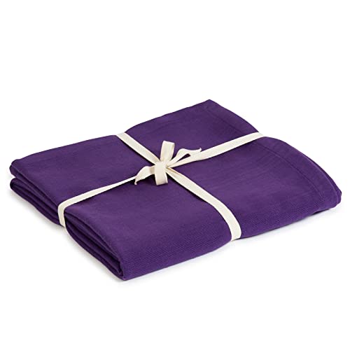 Yoga Studio Organic/Blanket/Purple/YS Yoga-Decke, Bio-Baumwolle, Violett, Regular Yoga Studio Organic/Blanket/Purple/YS Yoga-Decke, Bio-Baumwolle, Violett, Regular von Yoga Studio