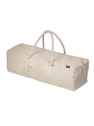 Yoga Studio Tasche für Yoga-Set, YKK, mit durchgehendem Reißverschluss, Baumwolle, für Yoga und Pilates, Unisex-Matten-Tasche mit Fächern für Matten und Zubehör, passend für die meisten Mattengrößen, Yoga Studio Tasche für Yoga-Set, YKK, mit durchgehendem Reißverschluss, Baumwolle, für Yoga und Pilates, Unisex-Matten-Tasche mit Fächern für Matten und Zubehör, passend für die meisten Mattengrößen, von Yoga Studio